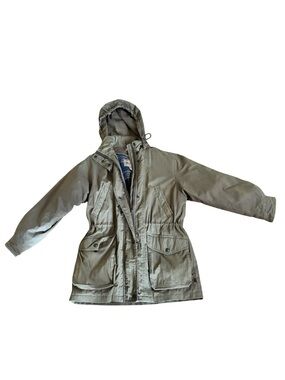 Woolrich Plaid Lined Anorak Jacket